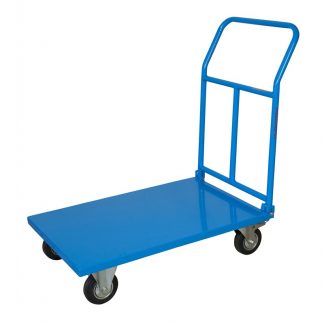 Carrelli pianale manico pieghevole 4 ruote girevoli 2 con freno