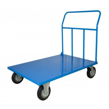 Carrelli pianale ruote elastic 2 ruote fisse 2 girevoli con freno