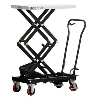 Carrelli piattaforma sollevamento manuali a doppio pantografo IZD150 150 Kg