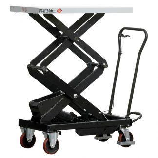Carrelli piattaforma sollevamento manuali a doppio pantografo IZD500 500 Kg