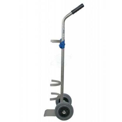 Carrelli portabombole ambienti sanitari10/14 litri acciaio inox