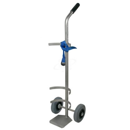 Carrelli portabombole ambienti sanitari10/14 litri acciaio inox
