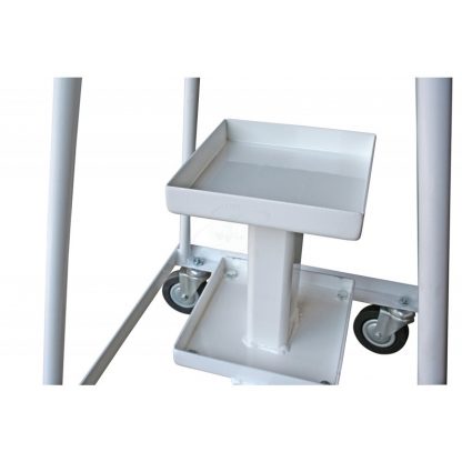 Carrelli portabombole ambienti sanitari 4 ruote gommate 5/7 litri