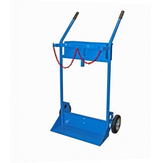 Carrello Portabombole biposto con cassetta litri 40/50