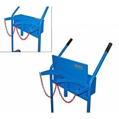 Carrello Portabombole biposto con cassetta litri 40/50