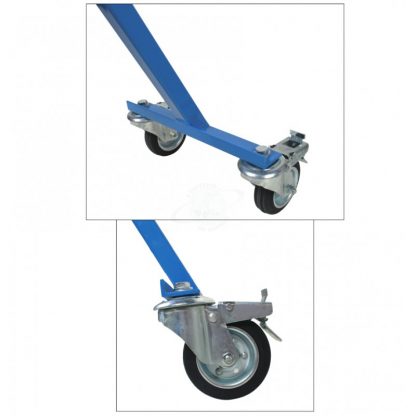 Carrelli Portabombole 40/50 litri trasformabile ruote freno