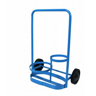 Carrelli portabombole ossigeno - acetilene 2.5 litri ruote gommate