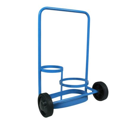 Carrelli portabombole ossigeno - acetilene 2.5 litri ruote gommate