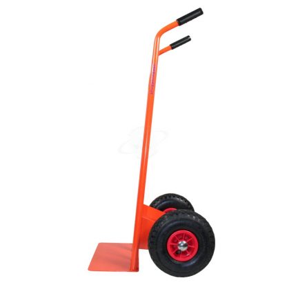 Carrelli portacasse ruote pneumatiche cerchio nylon vista di lato