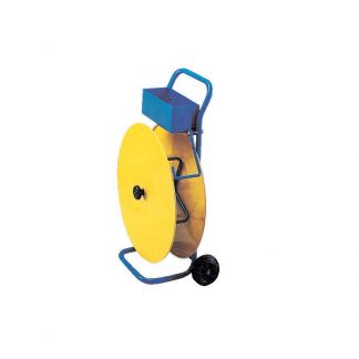 Carrello portabobine per reggia plastica con Ø regolabile