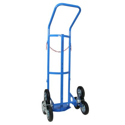 Carrelli saliscale per bombole litri 40 / 50 catenella sicurezza