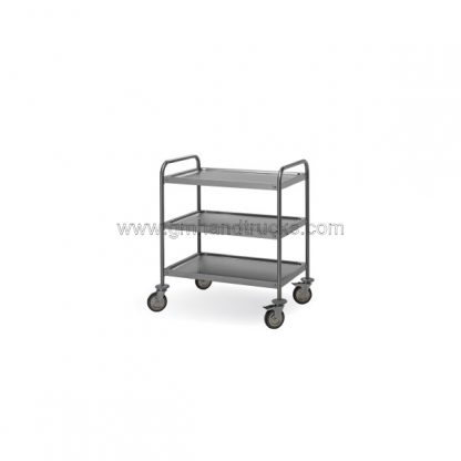 Carrello servizio per ristorazione a 3 ripiani 600 x 500 mm smontato