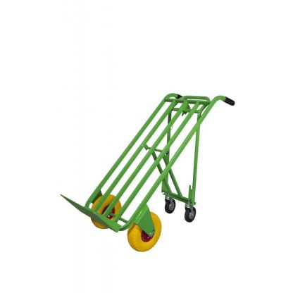 Carrelli trasformabili 3 posizioni 2 ruote antiforatura 2 gomma piena posizione obliqua