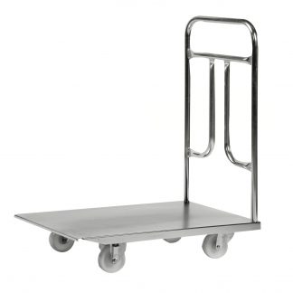 Carrello a piattaforma con piano di carico cuneiforme KM192