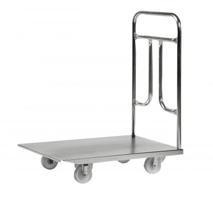 Carrello a piattaforma con piano di carico cuneiforme KM192