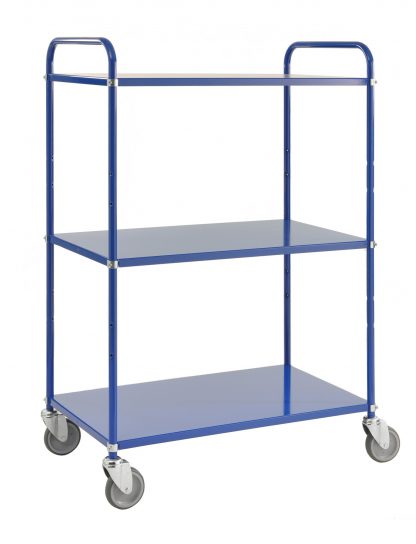 Carrello alto 3 ripiani leggero in lamiera verniciata KM4123-B