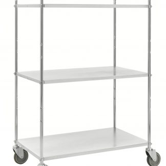 Carrello alto 3 ripiani leggero in lamiera verniciata KM4123-E