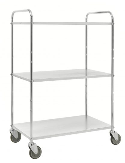 Carrello alto 3 ripiani leggero in lamiera verniciata KM4123-E