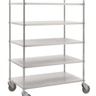 Carrello alto 3 ripiani leggero in lamiera verniciata KM4124-E