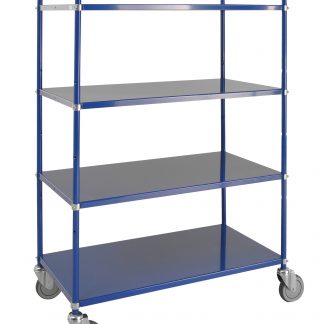 Carrello alto 3 ripiani leggero in lamiera verniciata KM4125-B