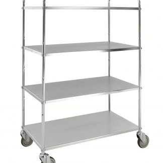 Carrello alto 3 ripiani leggero in lamiera verniciata KM4125-E