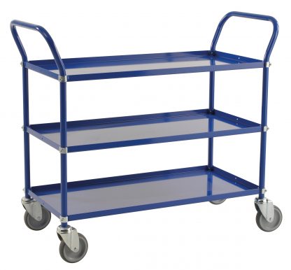 Carrello alto 3 ripiani leggero in lamiera verniciata KM4148-B