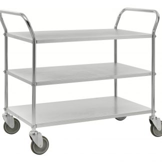 Carrello alto 3 ripiani leggero in lamiera verniciata KM4148-E
