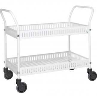 Carrello con due vasche forate KM4200