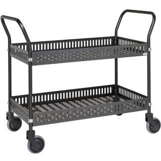 Carrello con due vasche forate KM8200
