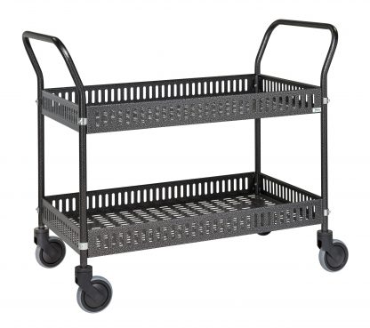 Carrello con due vasche forate KM8200