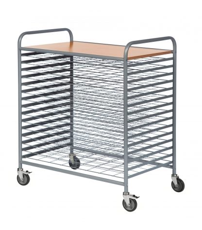 Carrello con ruote per asciugatura verniciato KM152976