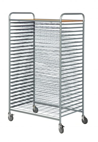 Carrello con ruote per asciugatura verniciato KM152977
