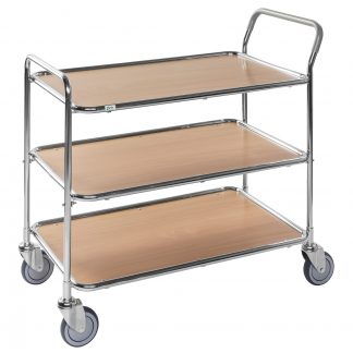 Carrello di servizio piccolo con 2 ripiani KM30773-BO