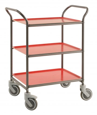 Carrello di servizio semplice e pratico con 3 ripiani KM1620-AR