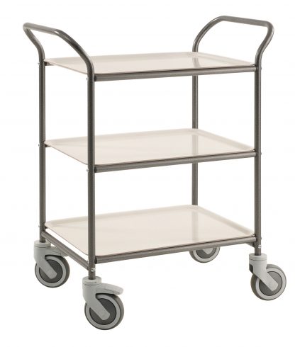Carrello di servizio semplice e pratico con 3 ripiani KM1620-AV