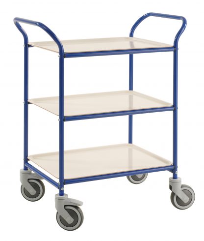 Carrello di servizio semplice e pratico con 3 ripiani KM1620-BV