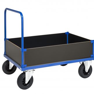 Carrello pianale con bordi KM435-2L
