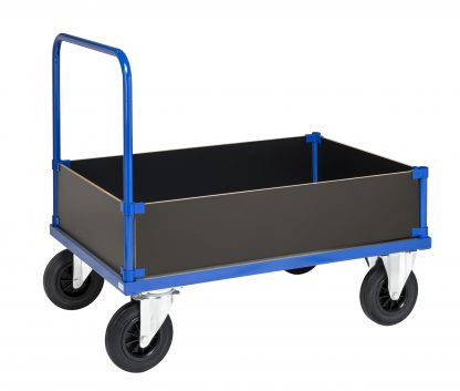 Carrello pianale con bordi KM435-2L