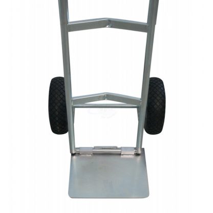 Carrello pieghevole zincato con scivolo