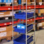 Carrello porta contenitore per 8 EUR contenitori KM164