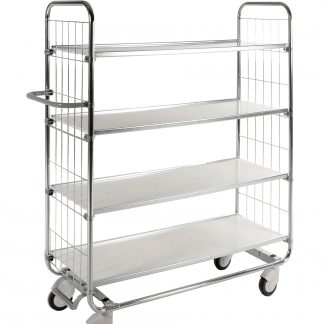 Carrello porta tutto ripianii altezza variabile KM8000-4XL-CL