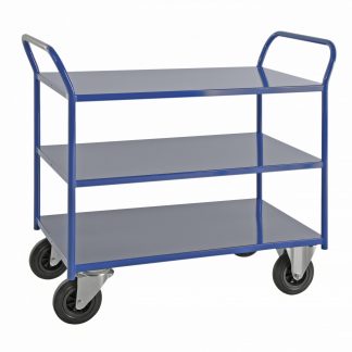 Carrello robusto completamente saldato in lamiera di metallo KM4127-B