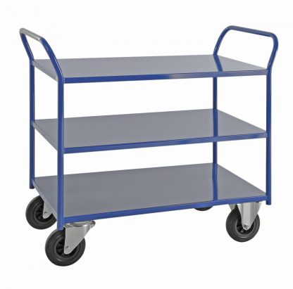 Carrello robusto completamente saldato in lamiera di metallo KM4127-B