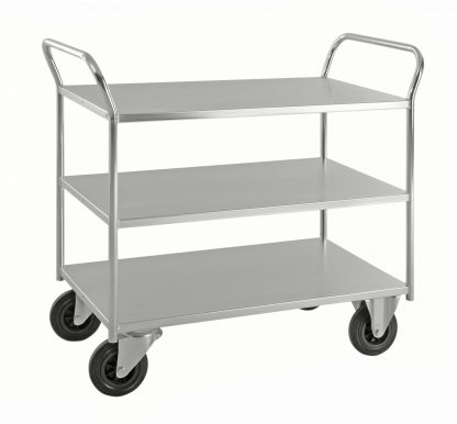 Carrello robusto completamente saldato in lamiera di metallo KM4127-E