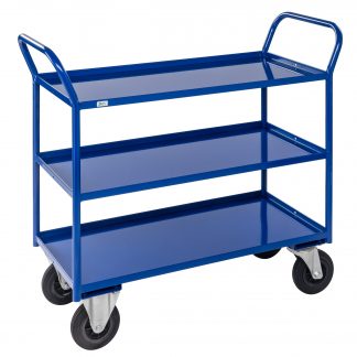 Carrello robusto completamente saldato in lamiera di metallo KM4134-B