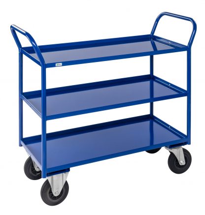 Carrello robusto completamente saldato in lamiera di metallo KM4134-B