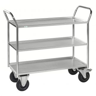 Carrello robusto completamente saldato in lamiera di metallo KM4134-EB
