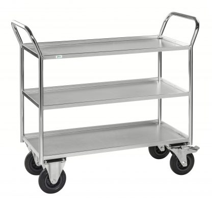 Carrello robusto completamente saldato in lamiera di metallo KM4134-EB