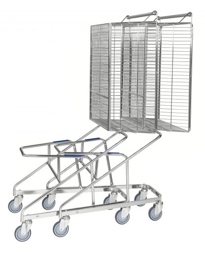 Carrello spesa Elettro galvanizzato in rete KM36720