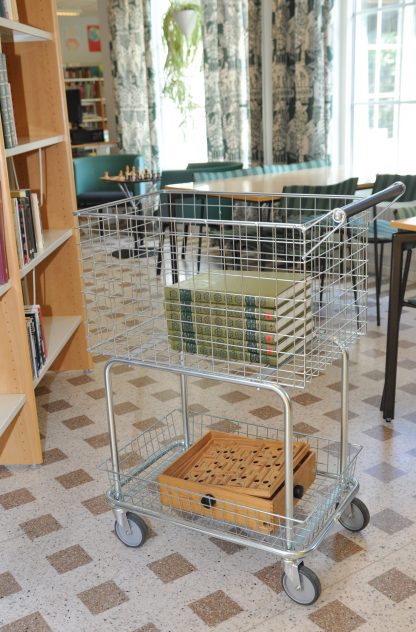 Carrello spesa Elettro galvanizzato in rete KM4303